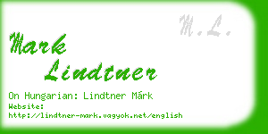 mark lindtner business card